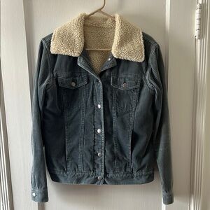 Women's Corduroy Sherpa-Lined Jacket